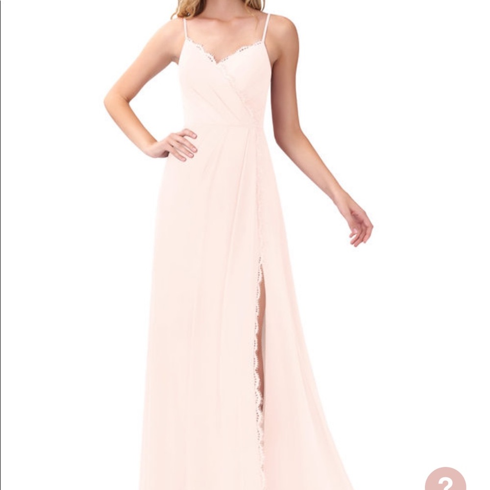 Azazie Tegan Rose Petal Bridesmaids Dress
